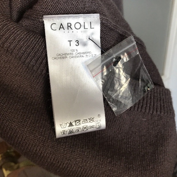 Mauve Colored Cashmere Dress By Caroll/Size Medium - Picture 7 of 7